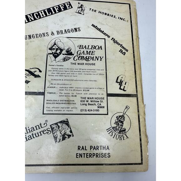 The Complete Warlock Dungeons & Dragons 1978 Balboa TSR D&D - Picture 10 of 11